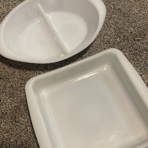 Glasbake Vintage Milk Glass Bakeware - Picture 3 of 5